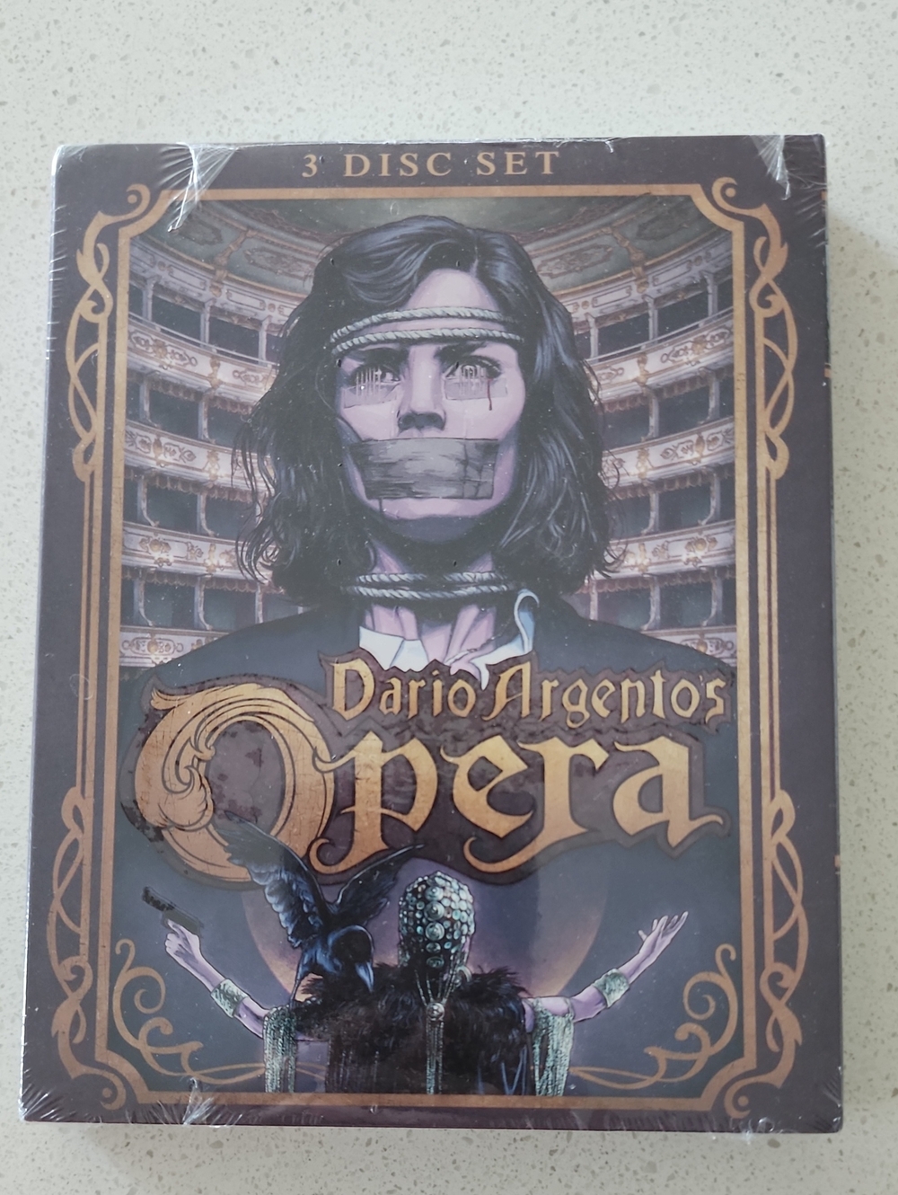 Dario Argento’s Opera Blu-Ray 3-Disc Limited Edition Scorpion Releasing OOP Seal